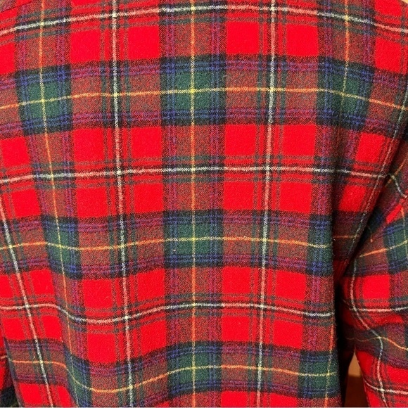Pendleton Virgin Wool Boyd Tartan Plaid Shirt Medium - Picture 9 of 14